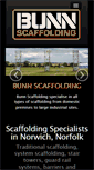 Mobile Screenshot of bunnscaffolding.com